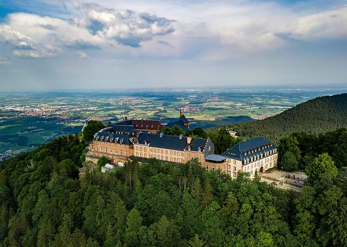 Aerial drone view