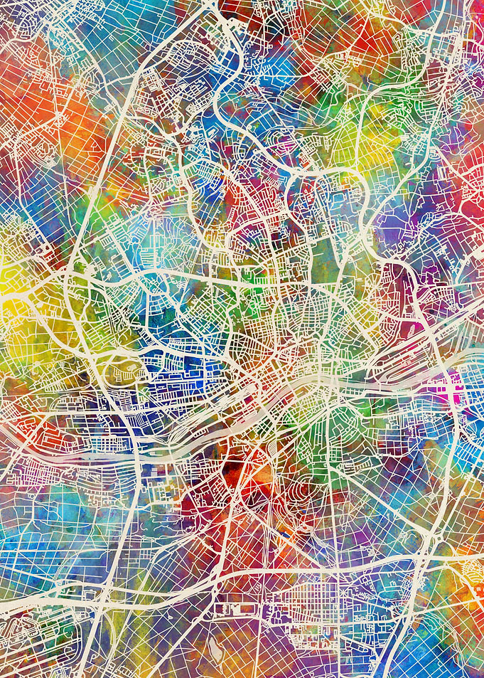 Frankfurt Germany Map