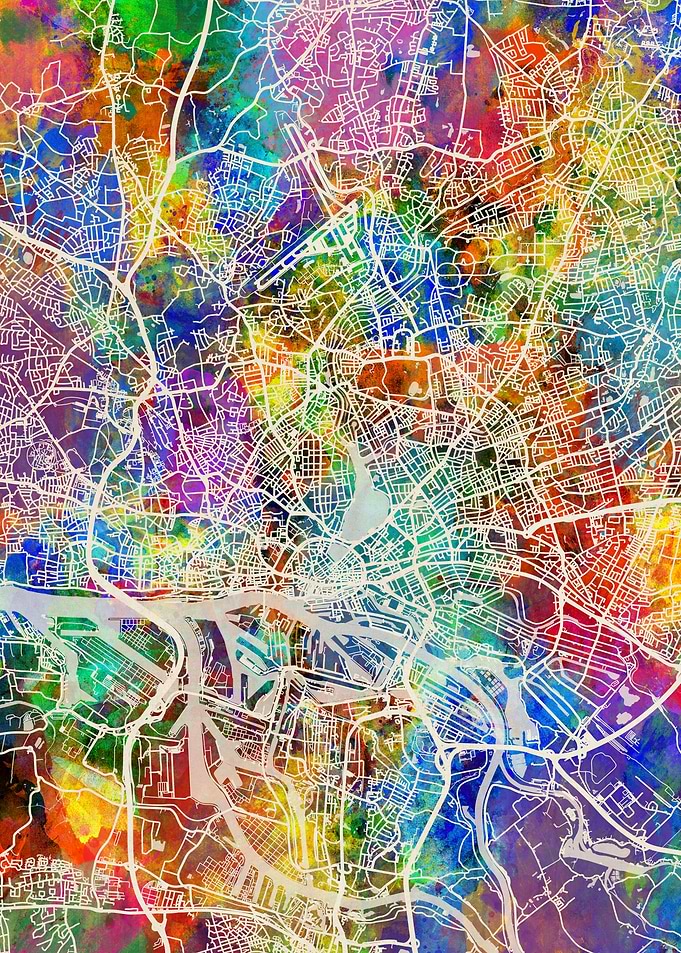 Hamburg Germany Map