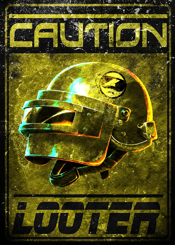 Gamer Caution Looter