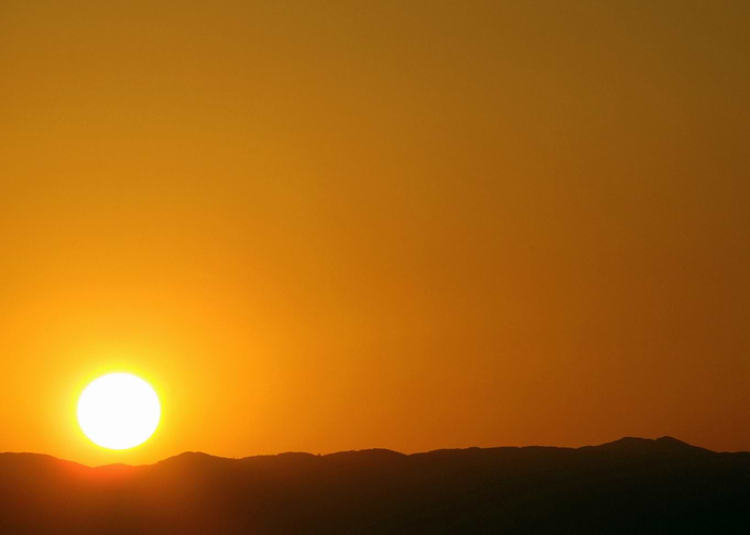 Autumn sunset