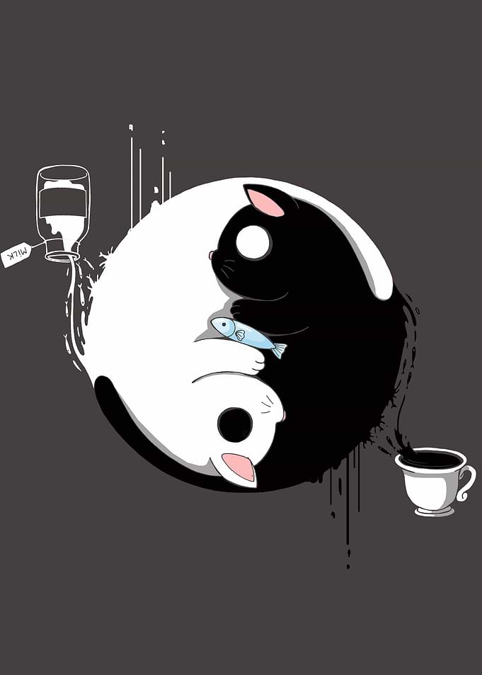 Ying Yang Cats