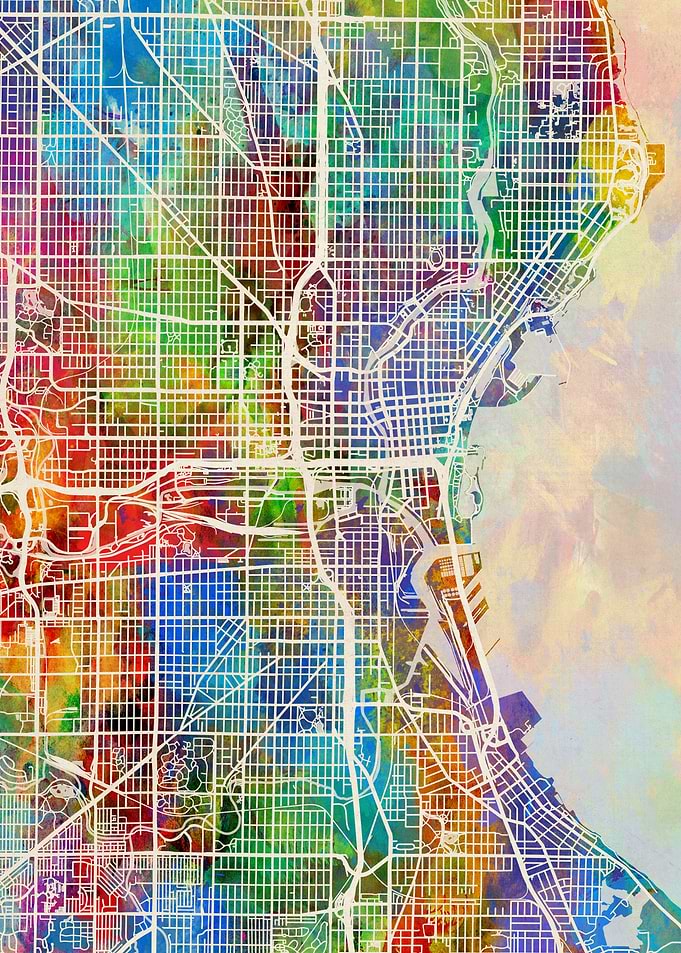 Milwaukee Wisconsin Map