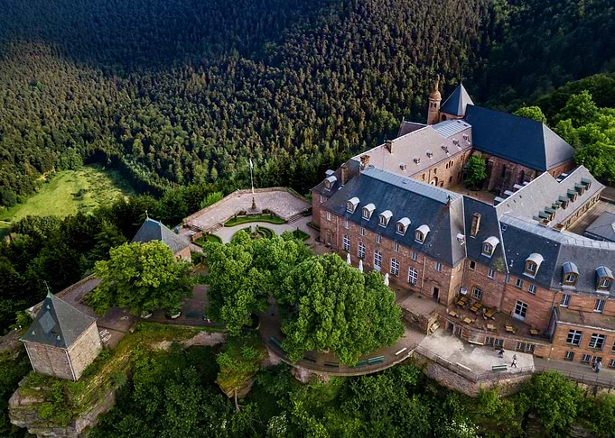Aerial drone view