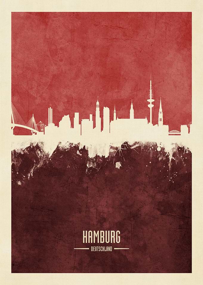 Hamburg Germany Skyline