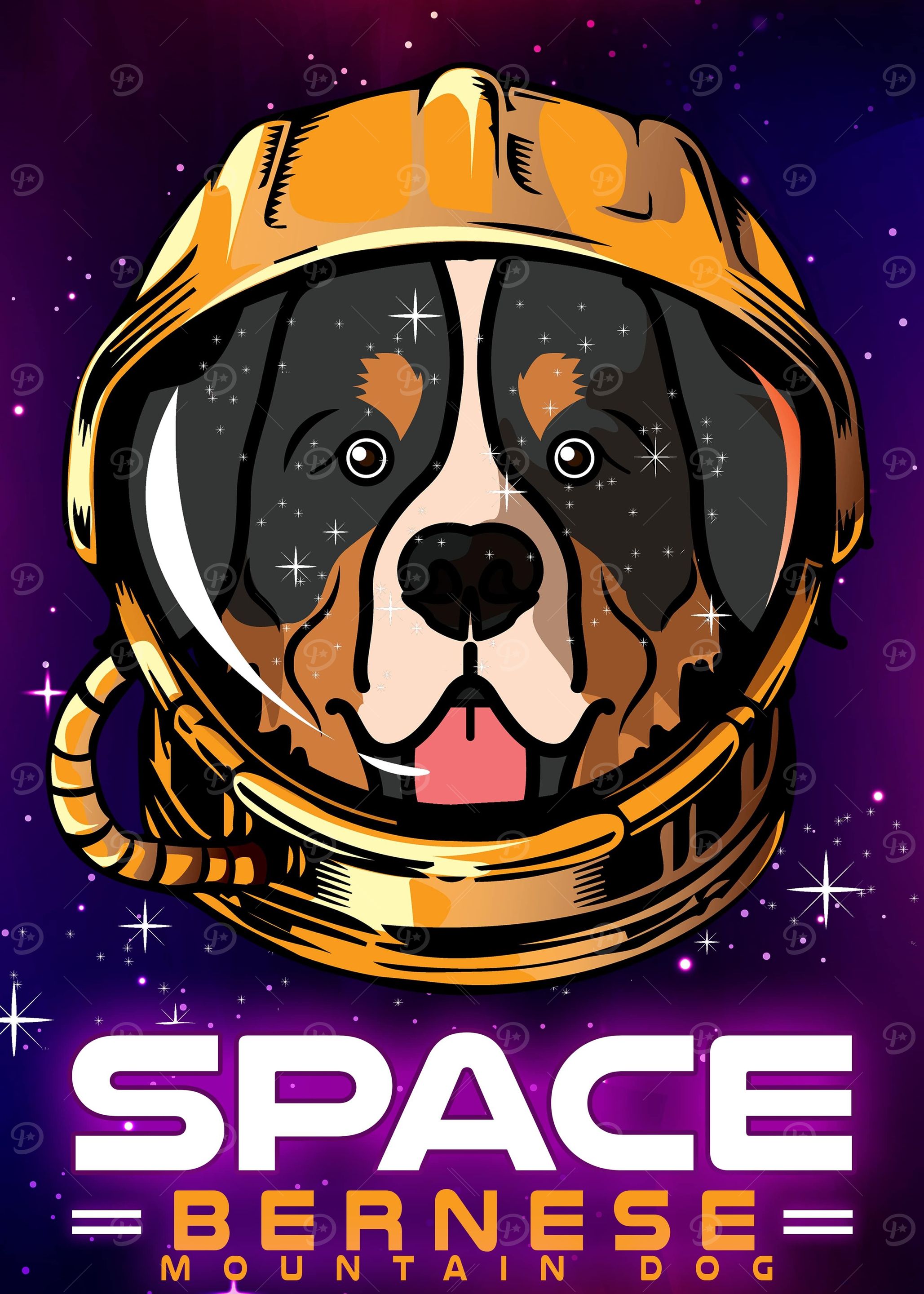 Space Bernese Mountain Dog