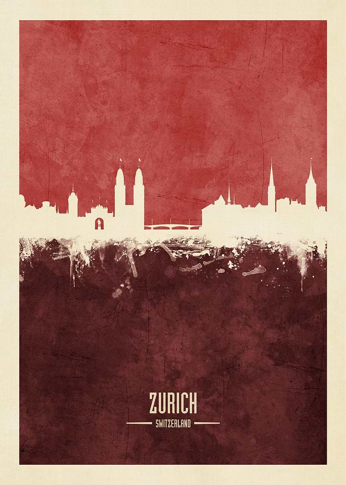 Zurich Switzerland Skyline