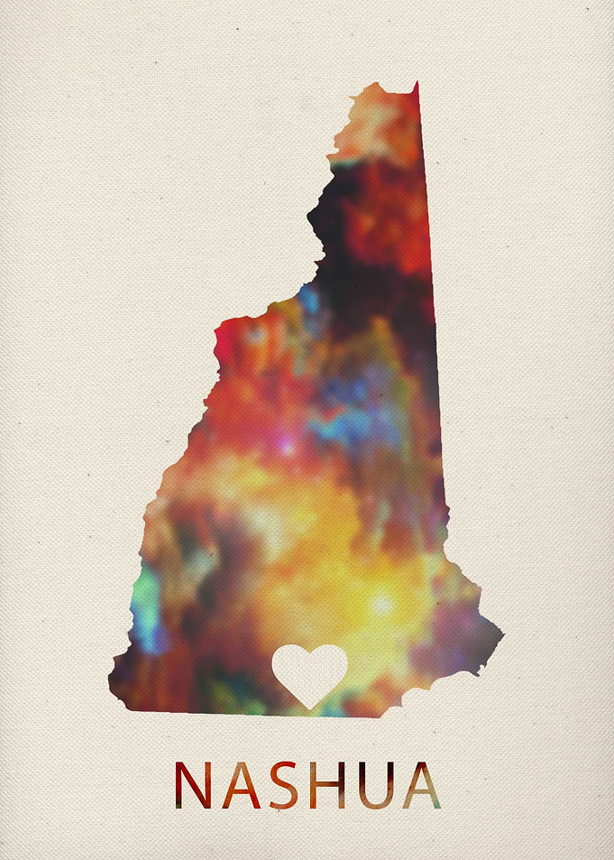 Nashua New Hampshire Map