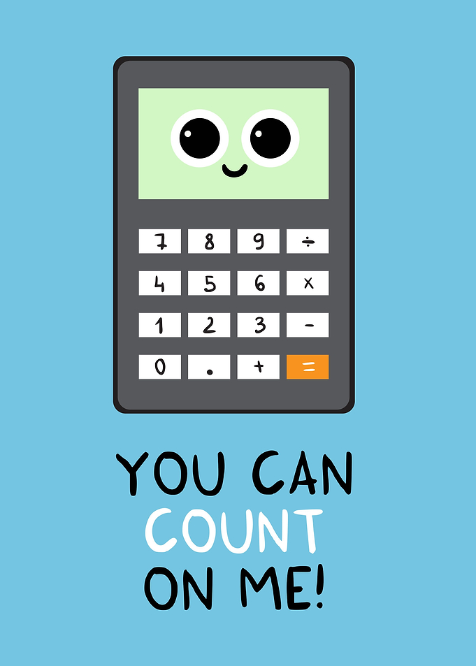 You can count on me