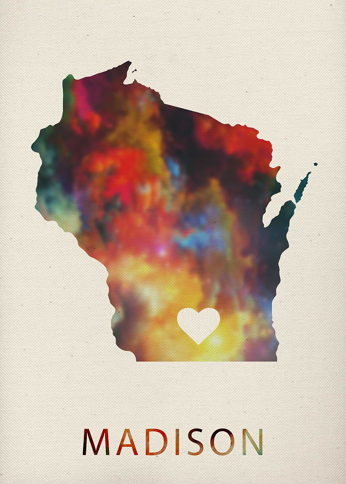 Madison Wisconsin Map