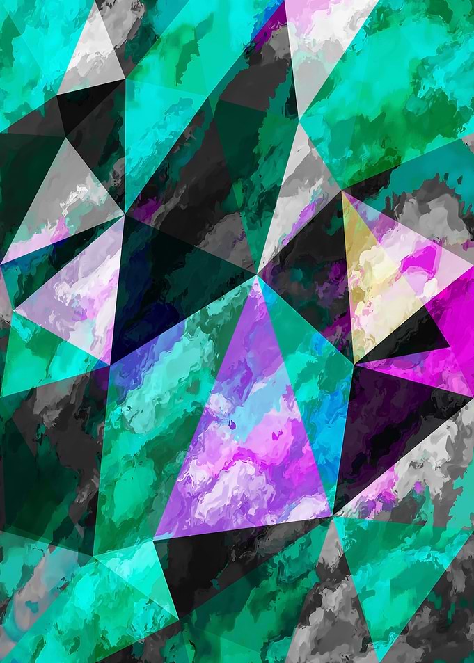 geometric triangle pattern