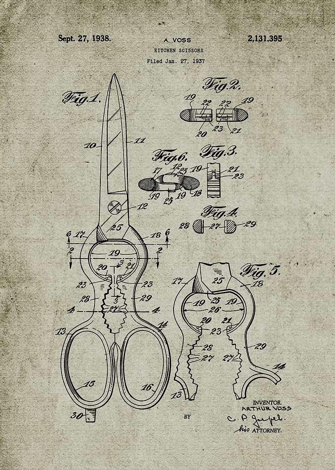 1937 Kitchen Scissors