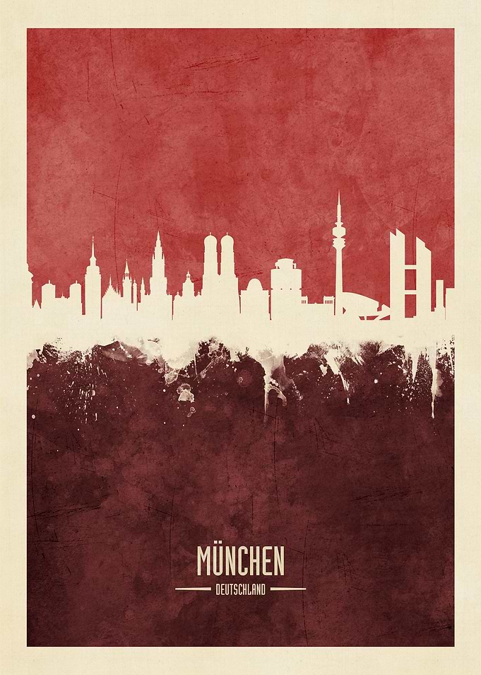 Munich Germany Skyline