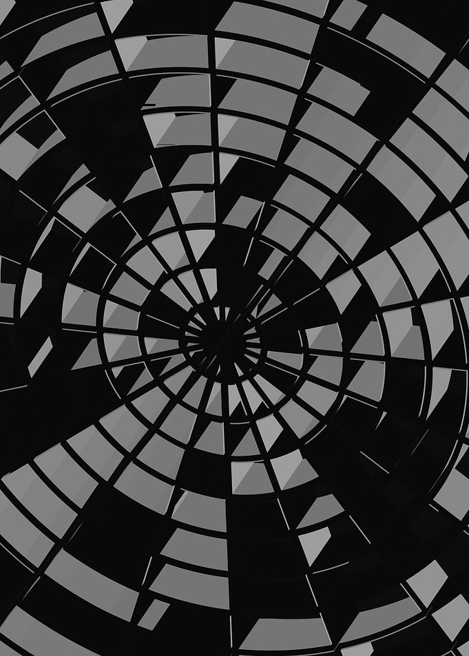Abstract Dartboard