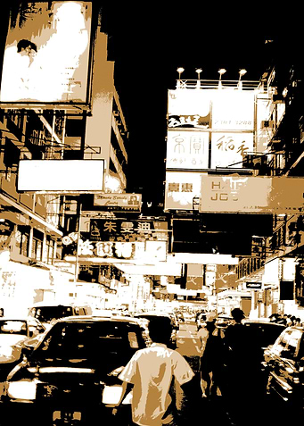 HongKong Duotone Stree