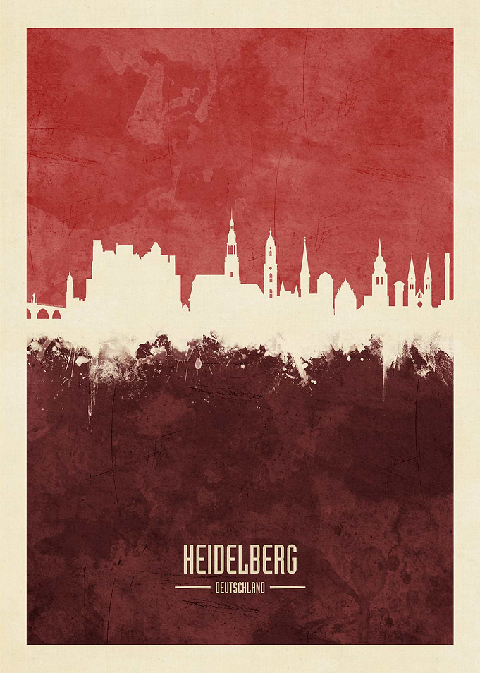 Heidelberg Germany Skyline