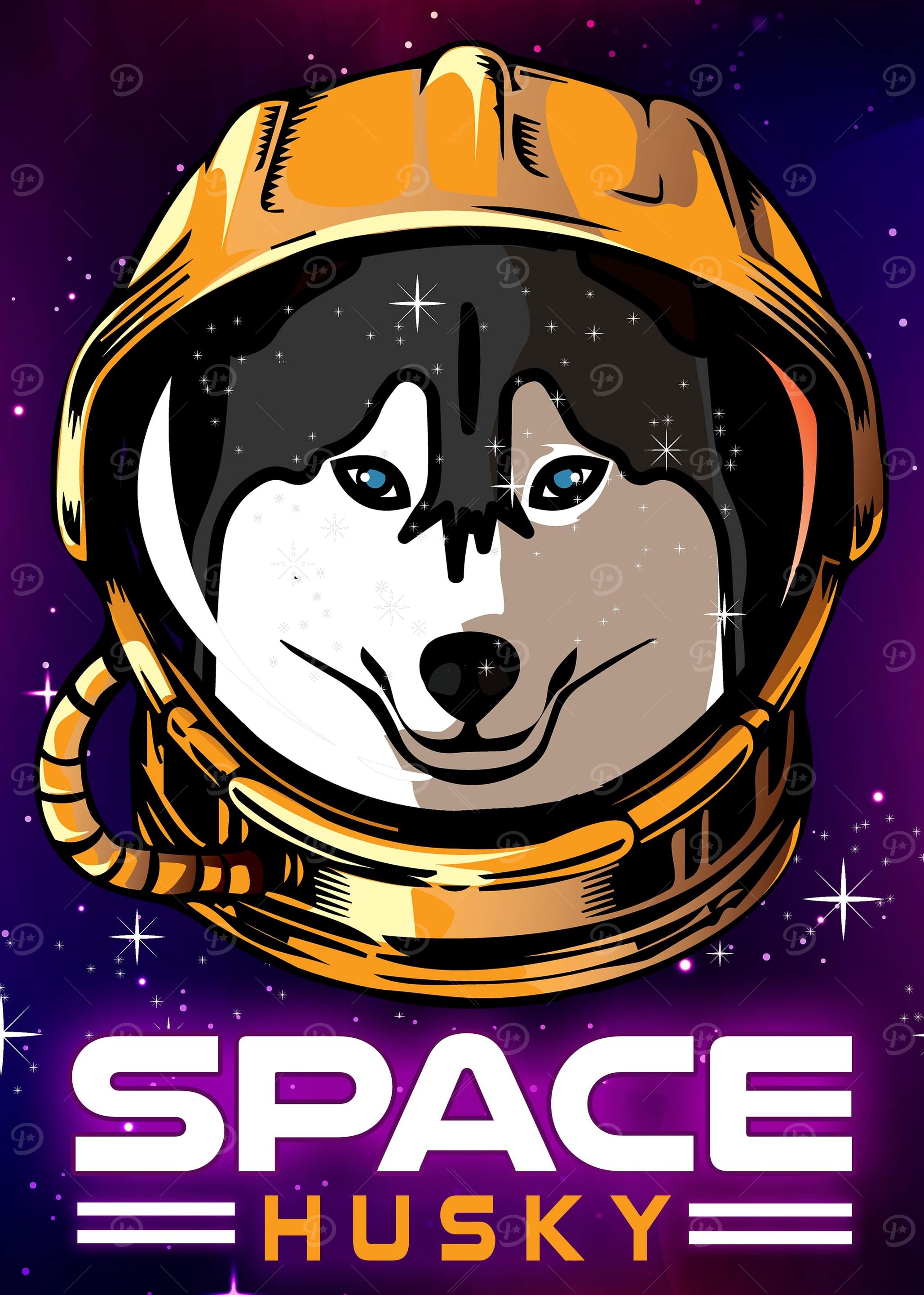 Space Siberian Husky