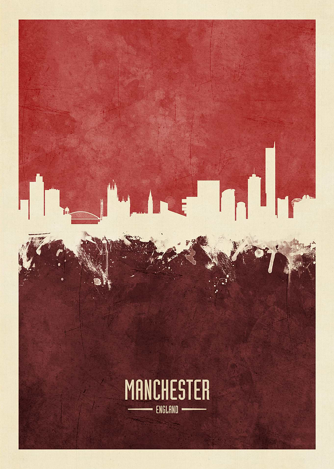 Manchester England Skyline