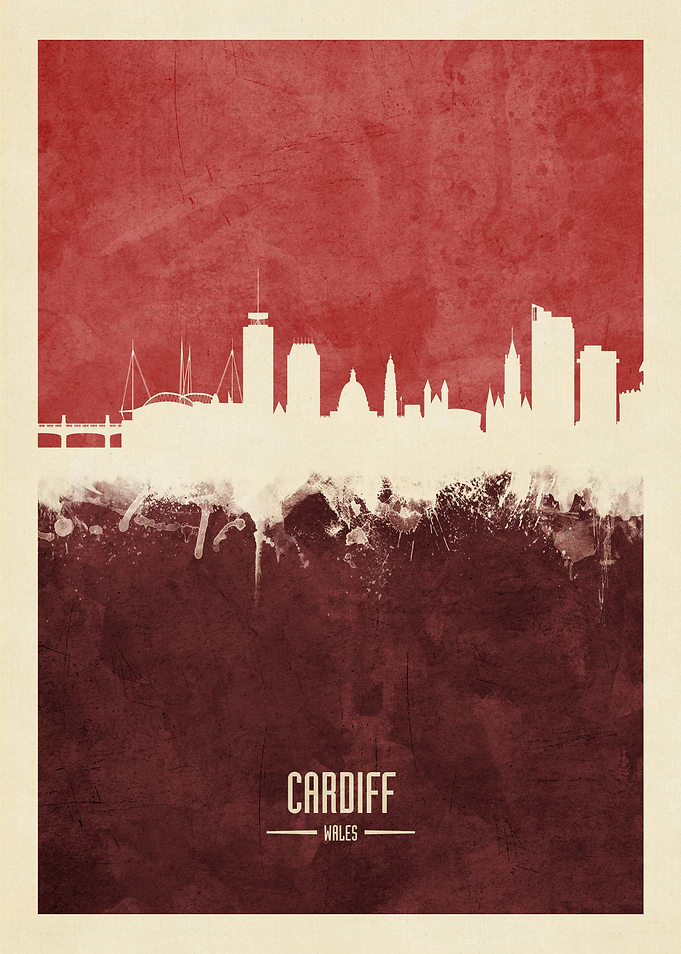 Cardiff Wales Skyline
