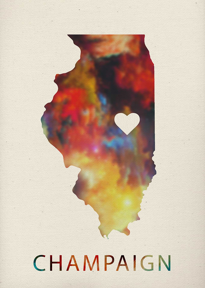 Champaign Illinois Map