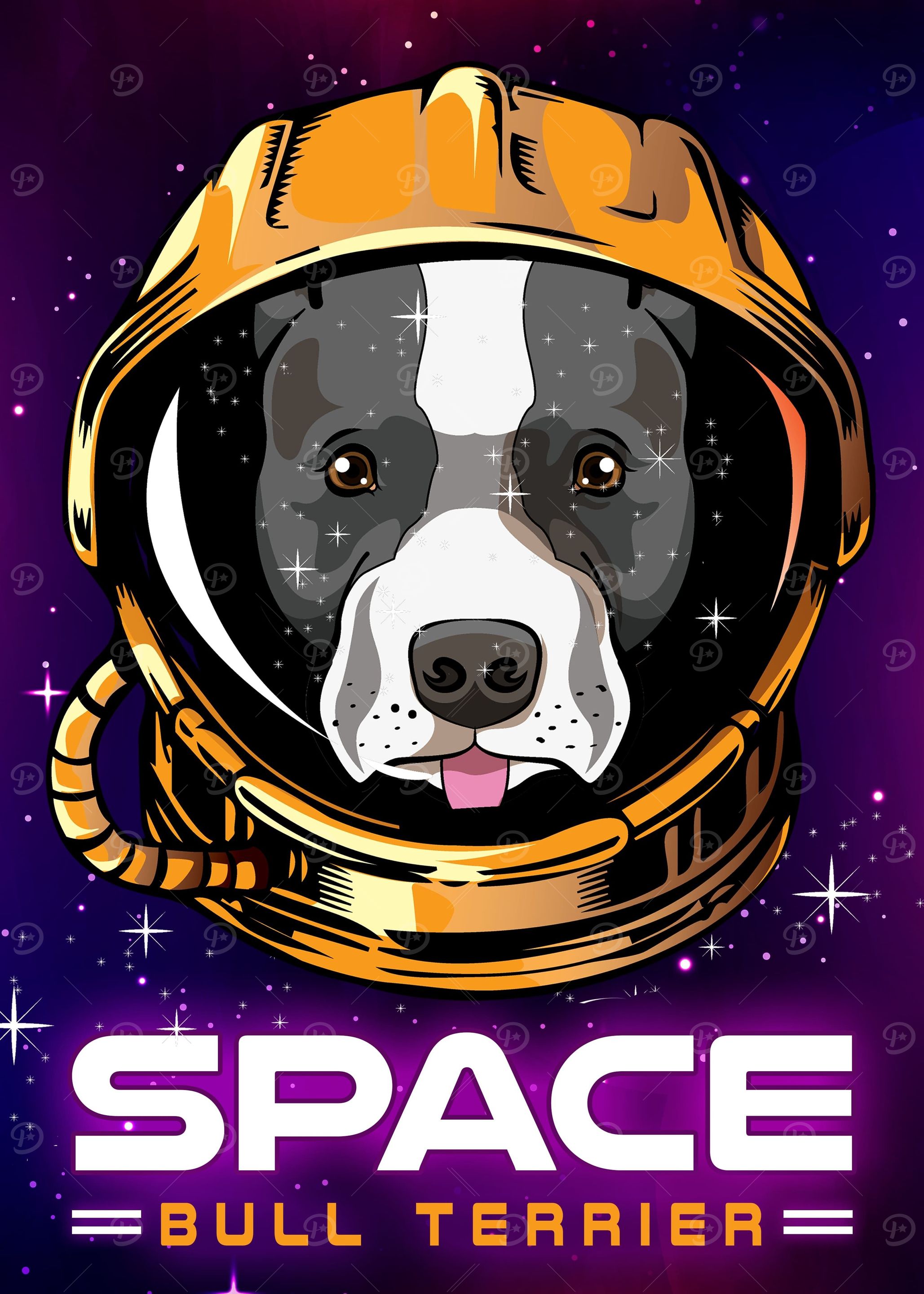Space Bulldog Terrier