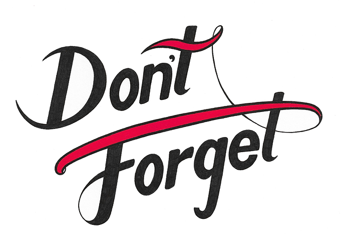 Dont Forget