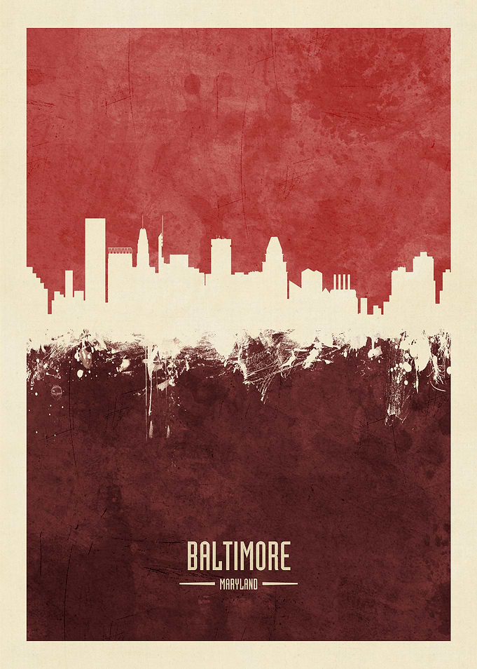 Baltimore Maryland Skyline