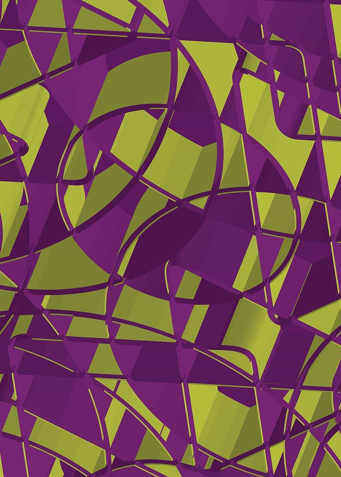 3D Abstract Futuristic BG