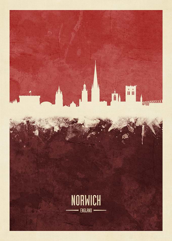 Norwich England Skyline