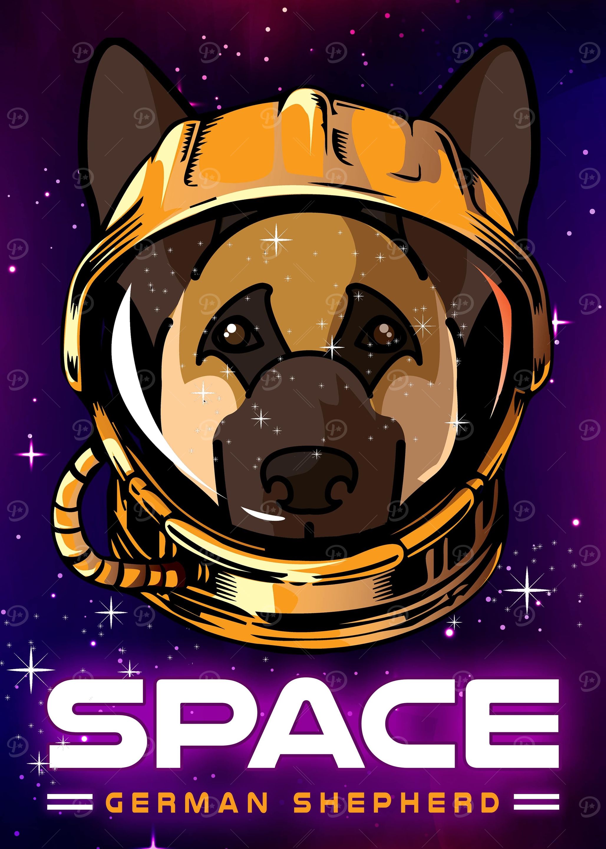 Space German Shepherd
