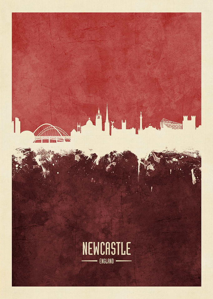 Newcastle England Skyline