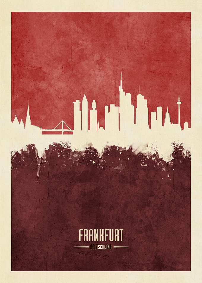 Frankfurt Germany Skyline