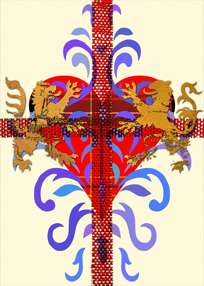 Heraldic Lion Heart