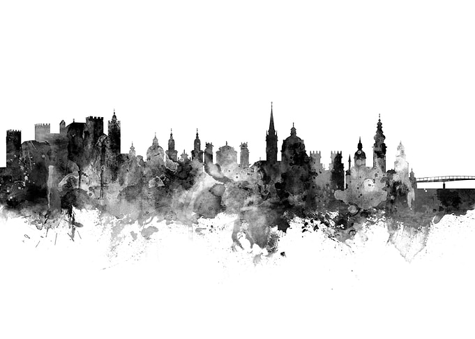 Salzburg Austria Skyline