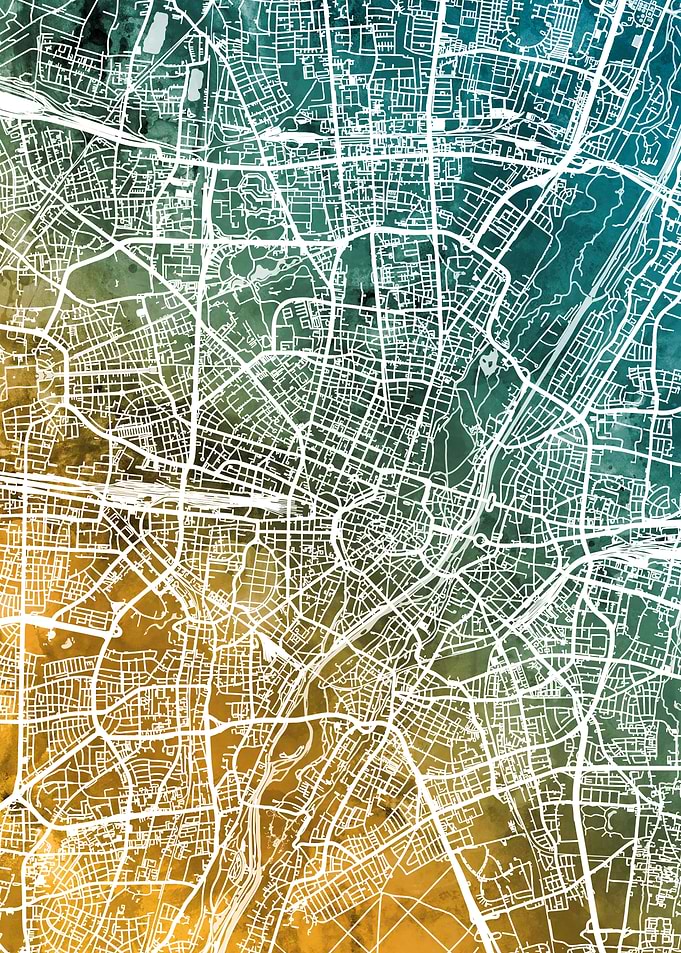 Munich Germany Map