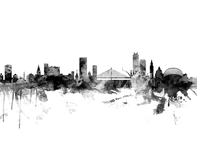 Liege Belgium Skyline