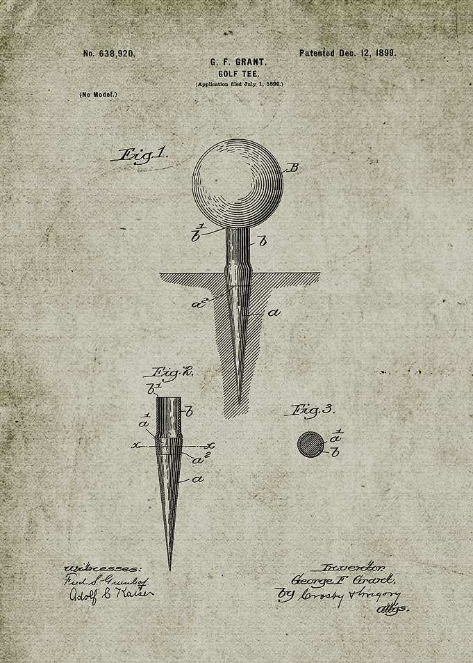1899 Golf Tee