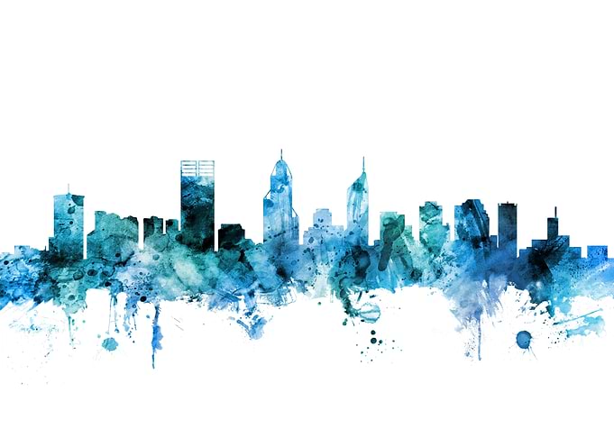 Perth Australia Skyline