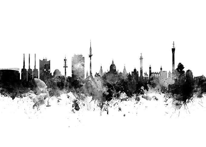 Hannover Germany Skyline