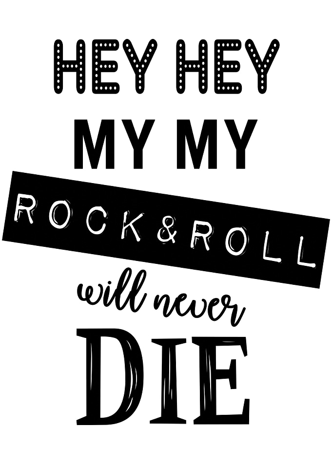 Hey Hey My My