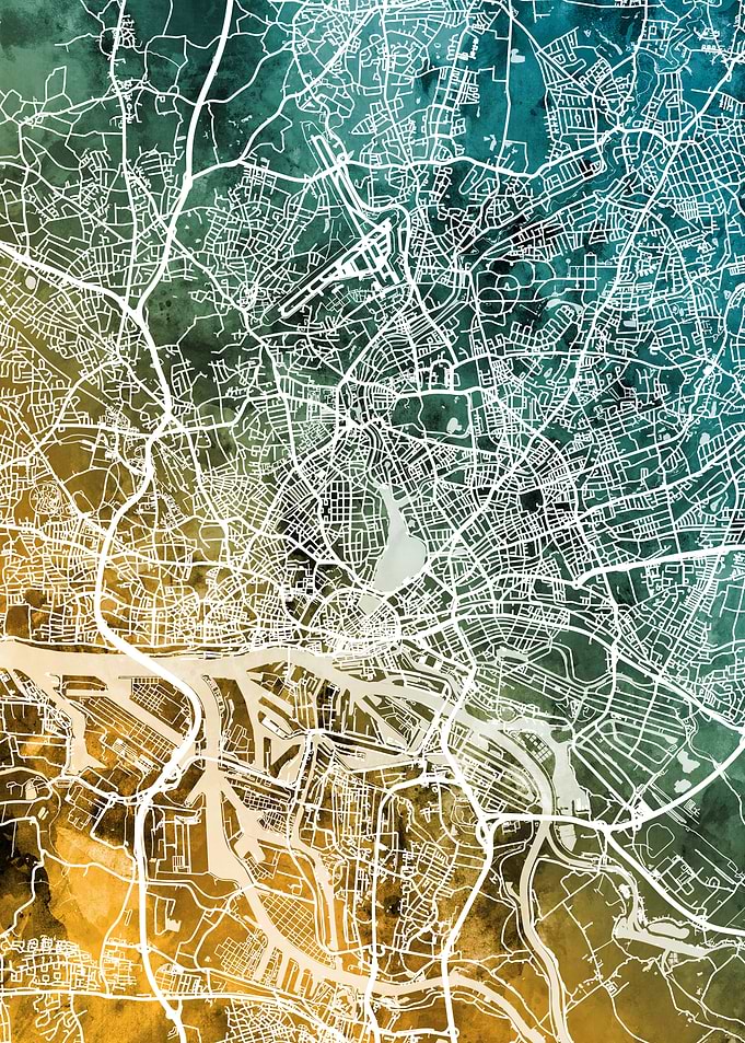 Hamburg Germany Map
