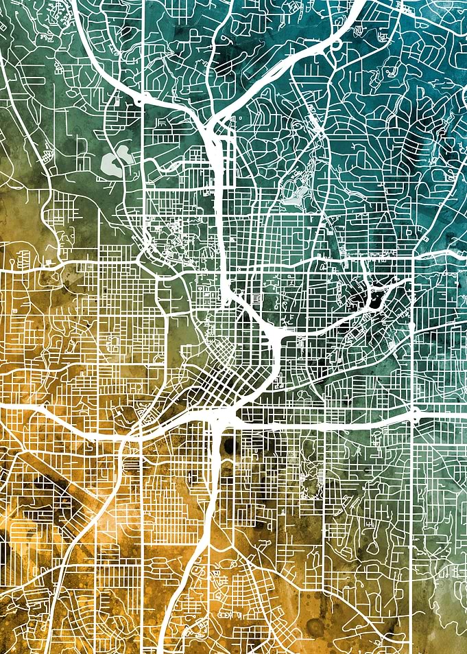 Atlanta Georgia Map