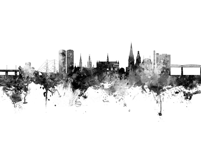 Dundee Scotland Skyline