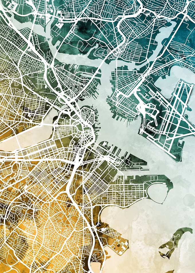 Boston Massachusetts Map