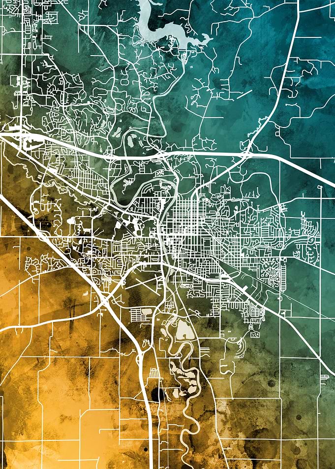 Iowa City Iowa Map