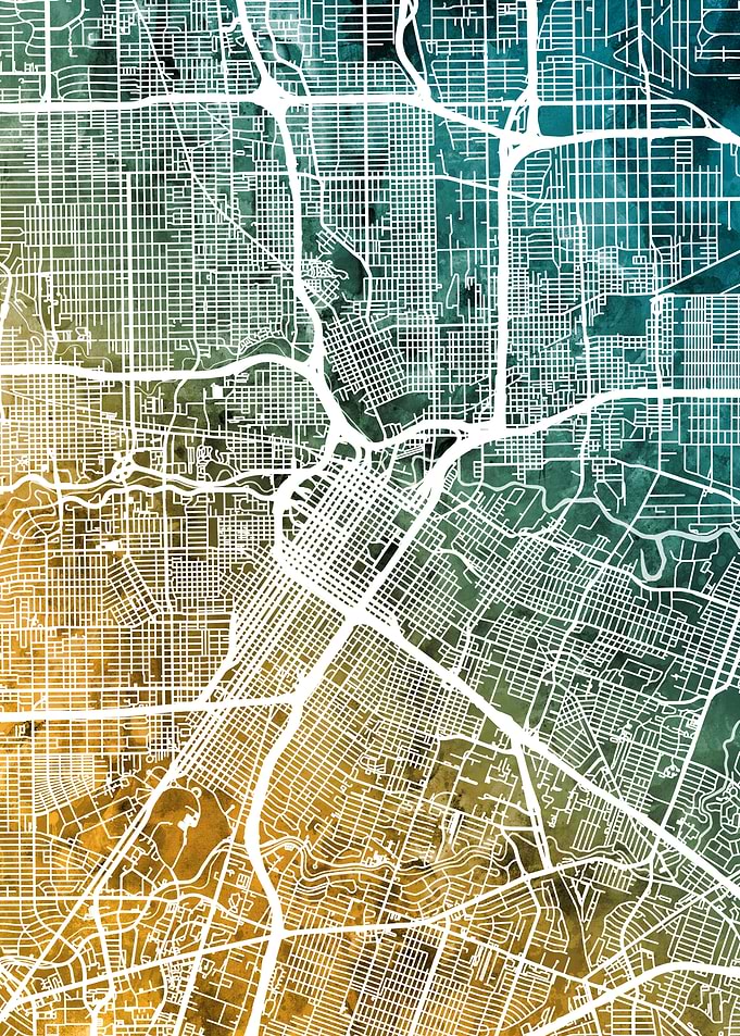 Houston Texas Map