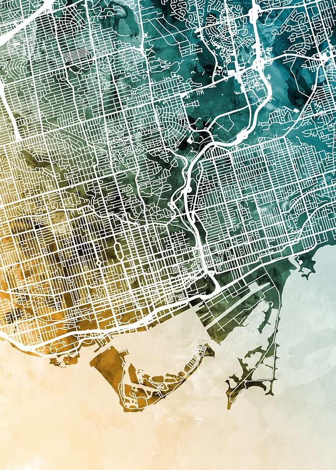 Toronto Canada Map