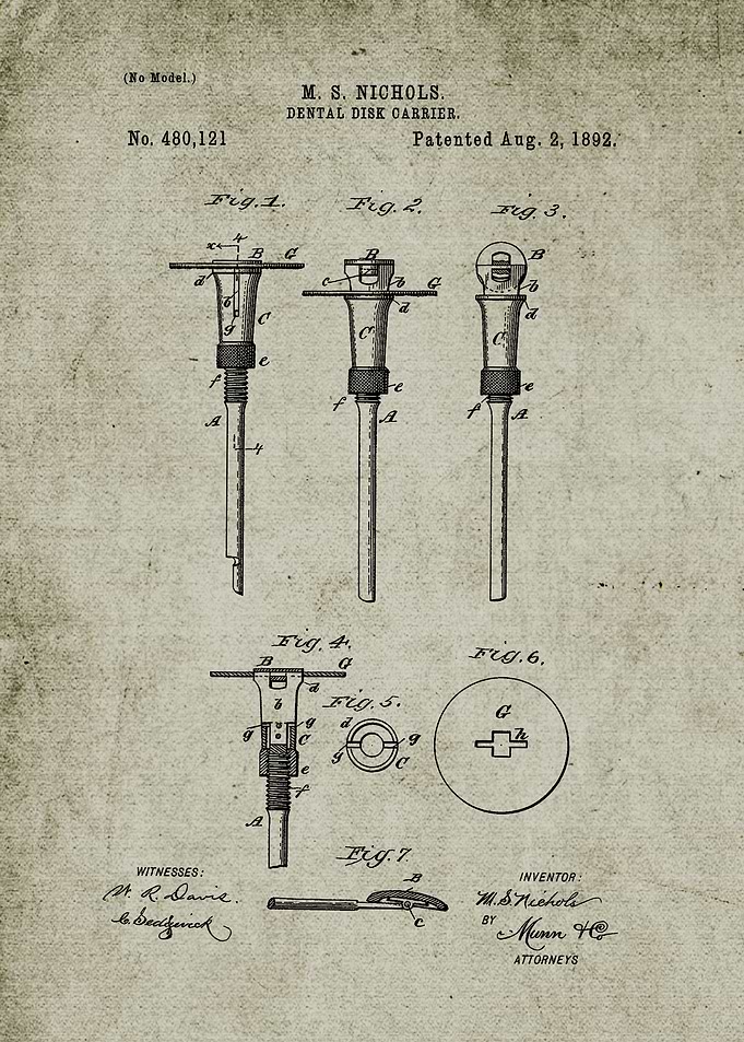 1892 Dental Disk Carrier