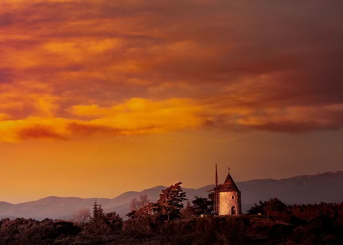 Windmill of fire