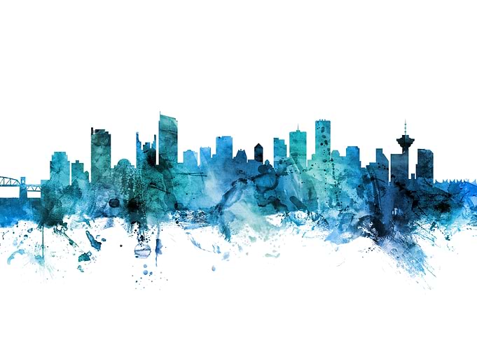 Vancouver Canada Skyline